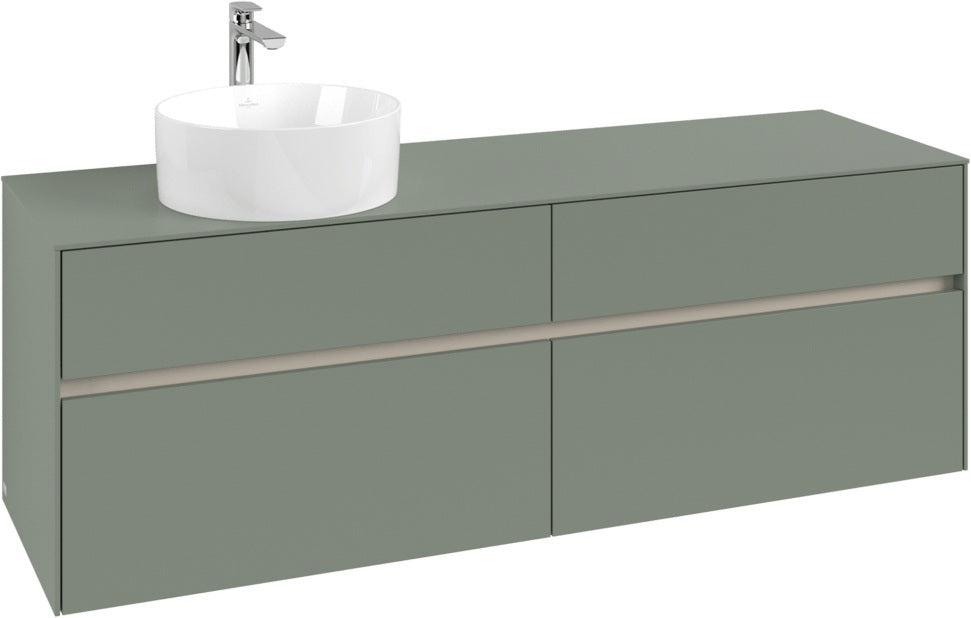 Villeroy & Boch Waschtischunterschrank Collaro C050 B0 1600 mm White Oak mit Beleuchtung