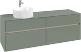 Villeroy & Boch Waschtischunterschrank Collaro C050 B0 1600 mm White Oak mit Beleuchtung