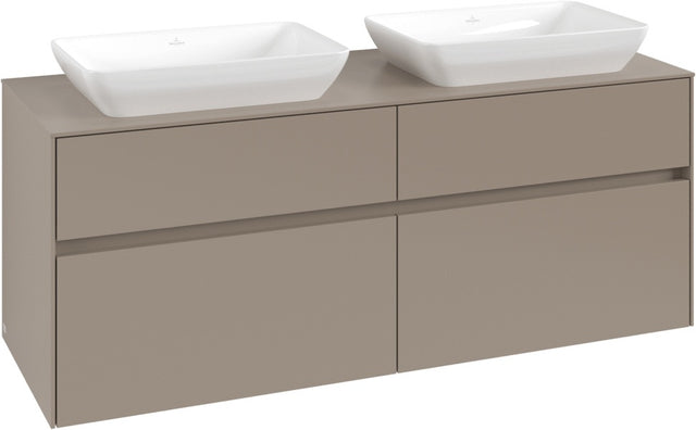 Villeroy & Boch Waschtischunterschrank Collaro C119 1400 mm Taupe mit SoftClosing