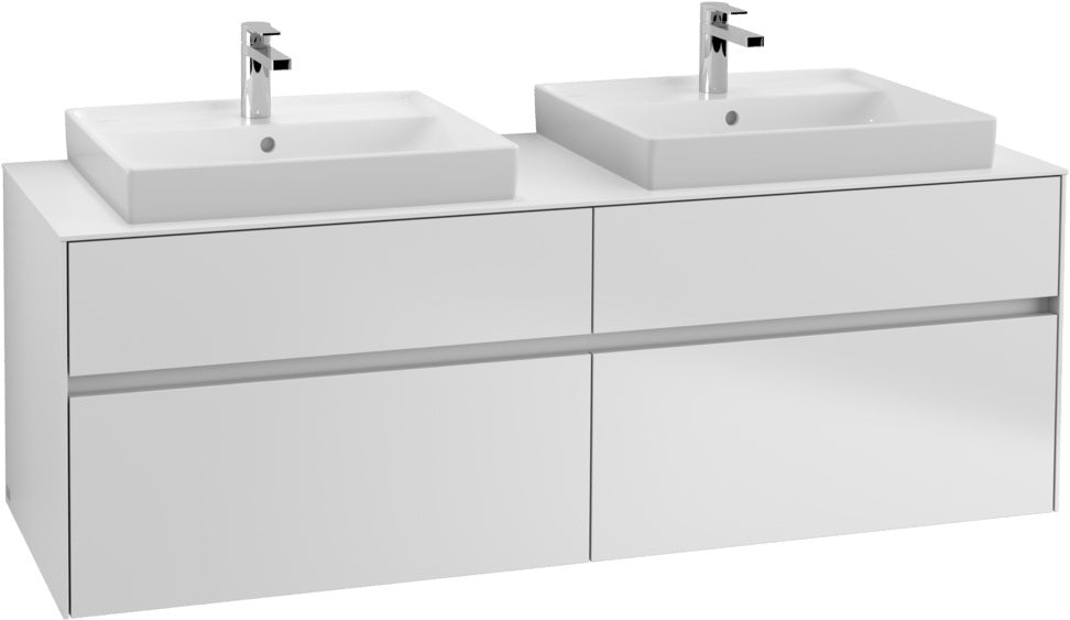 Villeroy & Boch Waschtischunterschrank Collaro C024 1600 mm White Matt – 4 Auszüge, SoftClosing