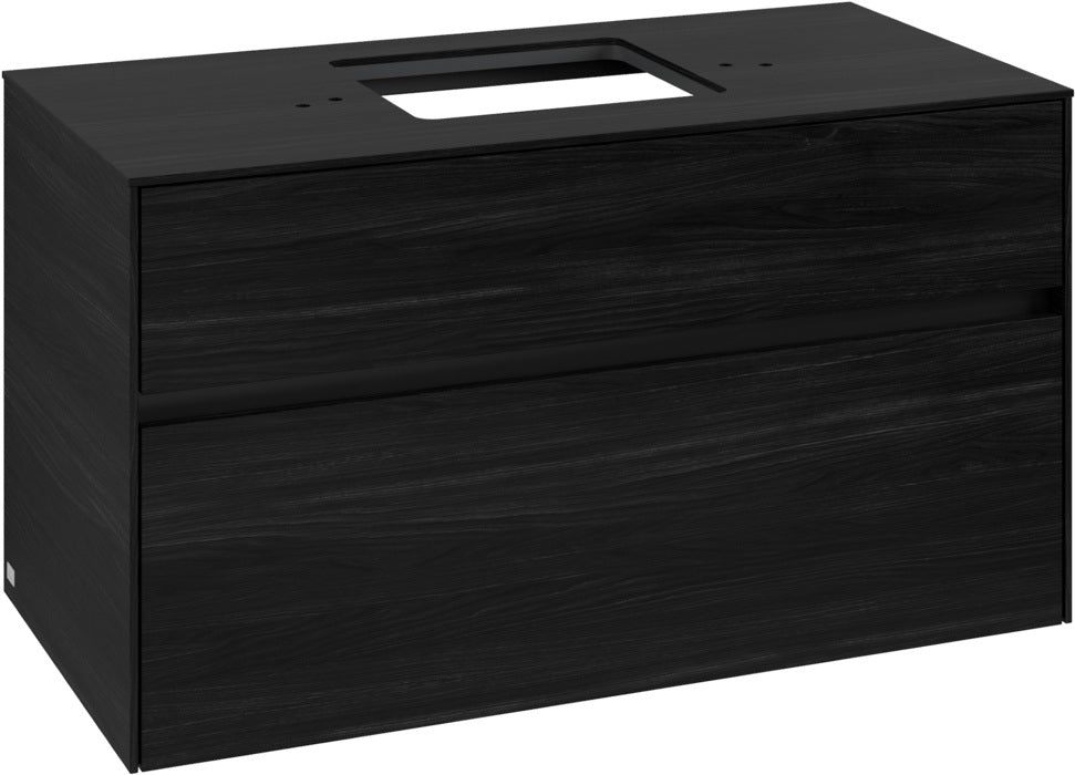 Villeroy & Boch Waschtischunterschrank Collaro C12500 1000 mm Black Oak mit SoftClosing