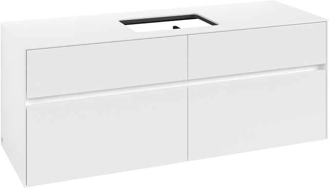 Villeroy & Boch Waschtischunterschrank Collaro C116 B0 1400 mm White Matt mit LED-Beleuchtung