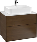 Villeroy & Boch Finion Waschtischunterschrank 800 mm Anthracite Matt mit LED-Beleuchtung
