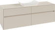 Villeroy & Boch Waschbeckenunterschrank Collaro C12000 1600 mm Cashmere Grey mit SoftClosing