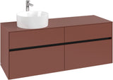 Villeroy & Boch Waschbeckenunterschrank Collaro C046 B0 1400 mm White Oak mit Beleuchtung