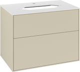 Villeroy & Boch Finion Waschtischunterschrank 800 mm Anthracite Matt mit LED-Beleuchtung