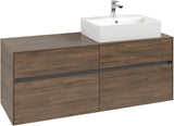 Villeroy & Boch Waschtischunterschrank Collaro C133 1400 mm Arizona Oak mit 4 Auszügen