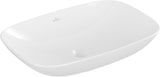 Villeroy & Boch Aufsatzwaschbecken Loop & Friends 4A5 620x420x150mm Rechteck Weiß Alpin