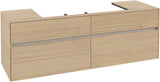 Villeroy & Boch Collaro Waschtischunterschrank Nordic Oak 1600 mm mit 4 Auszügen und SoftClosing