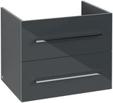 Villeroy & Boch Avento Waschtischunterschrank 630 mm Crystal Grey mit 2 Auszügen