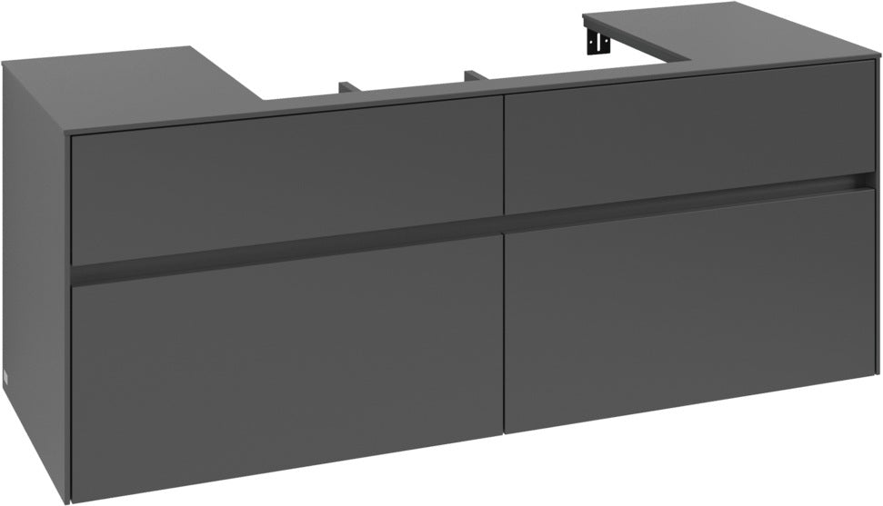 Villeroy & Boch Waschtischunterschrank Collaro C088 1400 mm White Oak, 4 Auszüge, SoftClosing