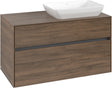 Villeroy & Boch Waschbeckenunterschrank Collaro C111 1000 mm Arizona Oak – 2 Auszüge, SoftClosing, wandmontiert