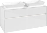 Villeroy & Boch Waschtischunterschrank Collaro C115 B0 1200 mm Glossy White mit Beleuchtung und SoftClosing