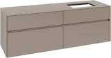 Villeroy & Boch Waschtischunterschrank Collaro C122 B0 1600 mm Taupe mit Beleuchtung und SoftClosing