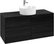 Villeroy & Boch Collaro Waschbeckenunterschrank 1200 mm Black Oak mit SoftClosing und Push-Open