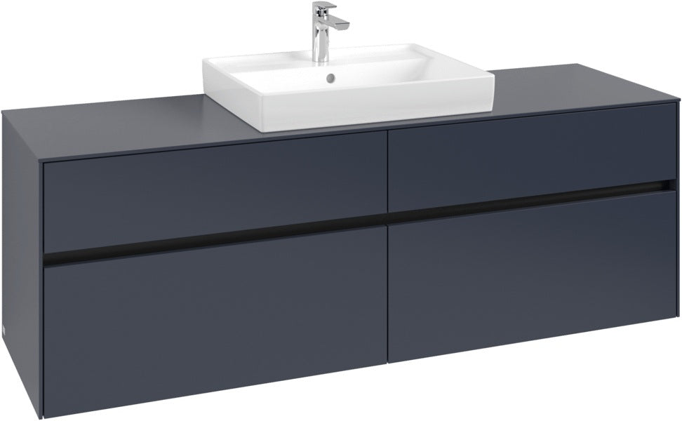 Villeroy & Boch Waschtischunterschrank Collaro C025 B0 1600 mm White Oak mit Beleuchtung