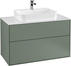 grün / Mitteldichte Faserplatte (MDF) / weiß