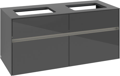 Villeroy & Boch Waschtischunterschrank Collaro C115 B0 1200 mm Glossy White mit Beleuchtung und SoftClosing