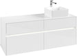Villeroy & Boch Waschtischunterschrank Collaro C047 B0 1400 mm Glossy White mit Beleuchtung