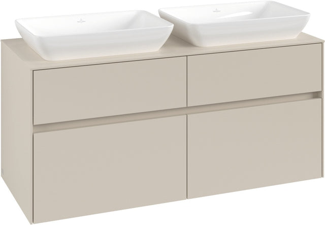 Villeroy & Boch Waschbeckenunterschrank Collaro C115 B0 1200 mm Cashmere Grey mit Beleuchtung