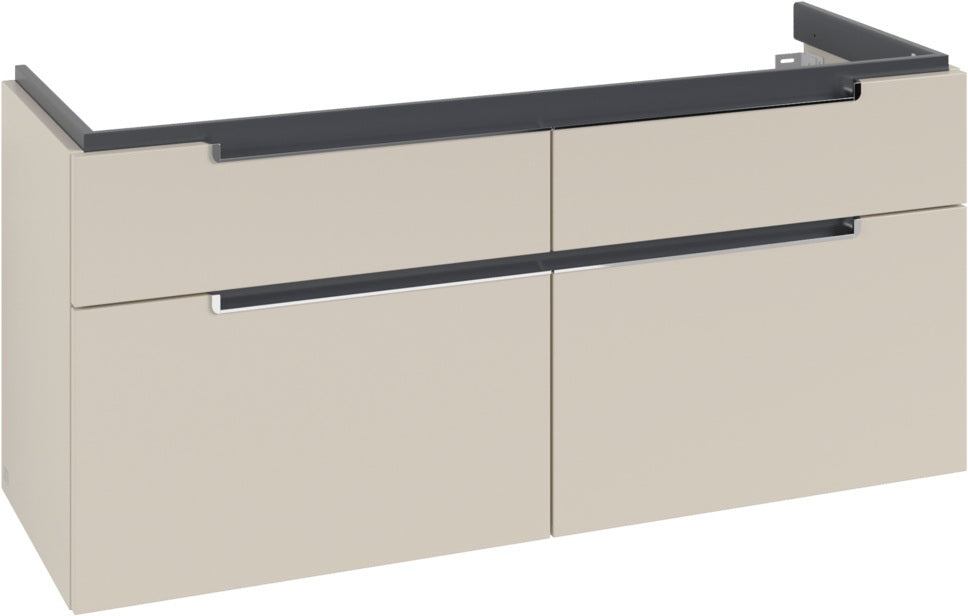 Villeroy & Boch Subway 2.0 Waschtischunterschrank A91710 Glossy White 1287 mm