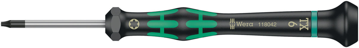 WERA Elektronik-Feinmechanik-Schraubendreher 2050 PH 1, Klingenlänge 80 mm, Kraftform-Micro-Griff