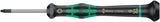 WERA Elektronik-Feinmechanik-Schraubendreher 2050 PH 1, Klingenlänge 80 mm, Kraftform-Micro-Griff