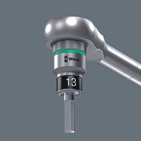 WERA Steckschlüsselsatz 8100 SA 7 Zyklop 28-tlg. 1/4 Zoll SW 5-13 mm mit 76-Zahn-Knarre