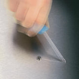 WERA Schraubendreher 355 PZ PZD 0 mit 2K-Kraftform-Griff und Rundklinge, 60 mm