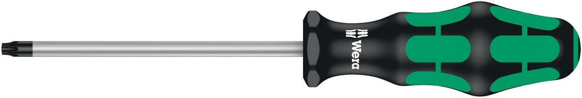 WERA Schraubendreher 367 TORX BO T 10 mit 2K-Griff und BlackPoint-Spitze