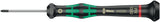 WERA Elektronik-Feinmechanik-Schraubendreher 2050 PH 1, Klingenlänge 80 mm, Kraftform-Micro-Griff