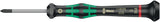 WERA Elektronik-Feinmechanik-Schraubendreher 2050 PH 1, Klingenlänge 80 mm, Kraftform-Micro-Griff