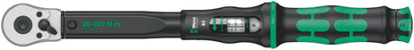 WERA Drehmomentschlüssel Click-Torque A 5 1/4 Zoll 2,5-25 Nm mit hör- und fühlbarem Auslösesignal