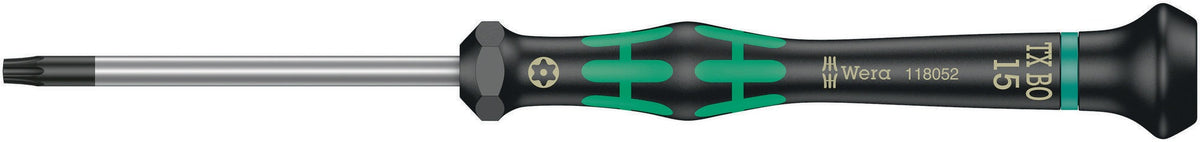 WERA Elektronik-Feinmechanik-Schraubendreher 2050 PH 1, Klingenlänge 80 mm, Kraftform-Micro-Griff