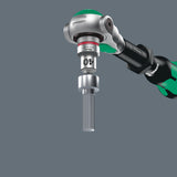 WERA Steckschlüsselsatz 8100 SA 6, 28-teilig, 1/4 Zoll, SW 5-13 mm, 72 Zähne