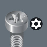 WERA Schraubendreher 367 TORX BO T 10 mit 2K-Griff und BlackPoint-Spitze