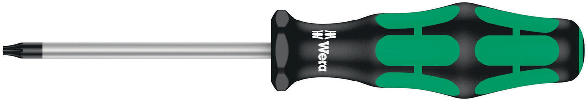 WERA Schraubendreher 367 TORX BO T 10 mit 2K-Griff und BlackPoint-Spitze