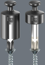 WERA Schraubendreher 1834 Schlitz 6 mm Lasertip Kraftform Ball-Grip für Feinmechanik