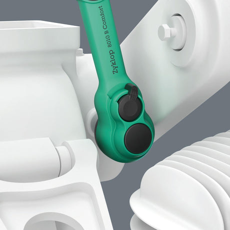 WERA Steckschlüsselsatz 8100 SB 12 16-teilig 3/8 Zoll Zyklop Comfort mit 80 Zähnen