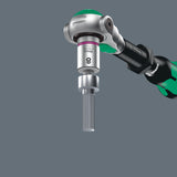 WERA Steckschlüsselsatz 8100 SA 6, 28-teilig, 1/4 Zoll, SW 5-13 mm, 72 Zähne