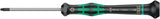 WERA Elektronik-Feinmechanik-Schraubendreher 2050 PH 1, Klingenlänge 80 mm, Kraftform-Micro-Griff