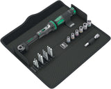 WERA Drehmomentschlüsselset Click-Torque A 6 Set 1, 20-teilig, 2,5-25 Nm, 1/4 Zoll