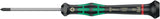 WERA Elektronik-Feinmechanik-Schraubendreher 2050 PH 1, Klingenlänge 80 mm, Kraftform-Micro-Griff