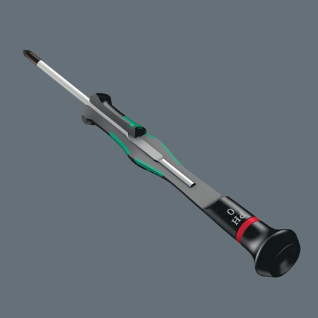 WERA Elektronik-Feinmechanik-Schraubendreher 2050 PH 1, Klingenlänge 80 mm, Kraftform-Micro-Griff