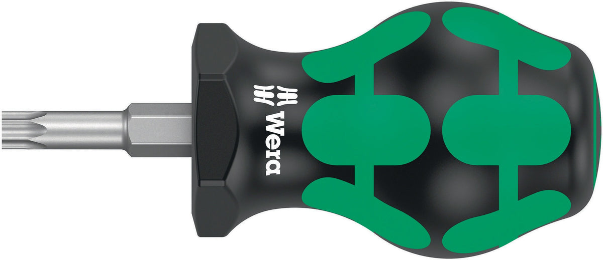 WERA Schraubendreher 367 TORX® Stubby T 27 mit 2K-Griff und Rundklinge