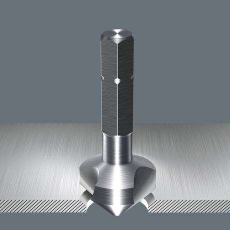 WERA Kegelsenkerbitsatz 846/8 8-teilig 6,3-20,5 mm 90° HSS mit Rapidaptor