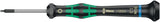 WERA Elektronik-Feinmechanik-Schraubendreher 2050 PH 1, Klingenlänge 80 mm, Kraftform-Micro-Griff