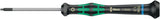 WERA Elektronik-Feinmechanik-Schraubendreher 2050 PH 1, Klingenlänge 80 mm, Kraftform-Micro-Griff