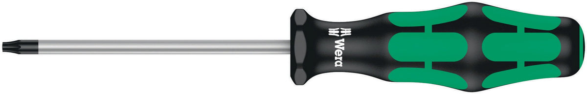 WERA Schraubendreher 367 TORX BO T 10 mit 2K-Griff und BlackPoint-Spitze