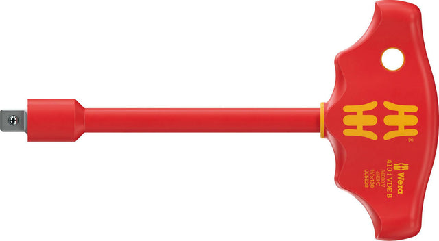 WERA Adapterschraubendreher 410 iVDE B für 3/8" Steckschlüsseleinsätze, Innenvierkant, VDE 1000 V